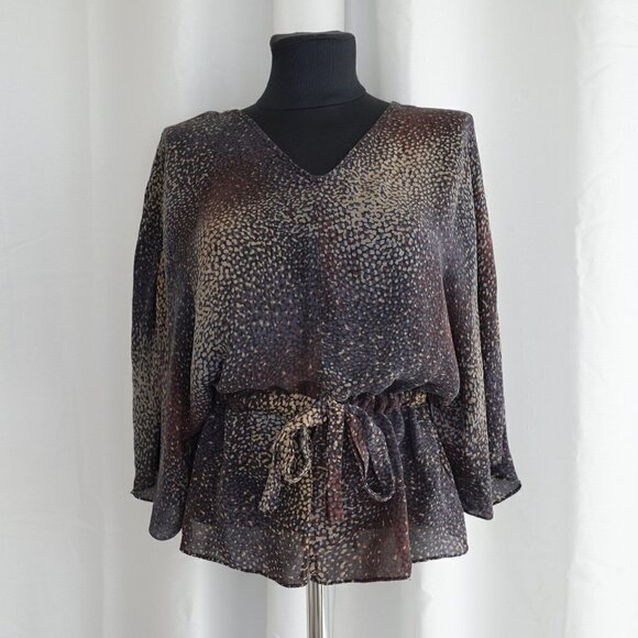 Parker 100% Silk Blouse Sz S - Picture 2 of 7